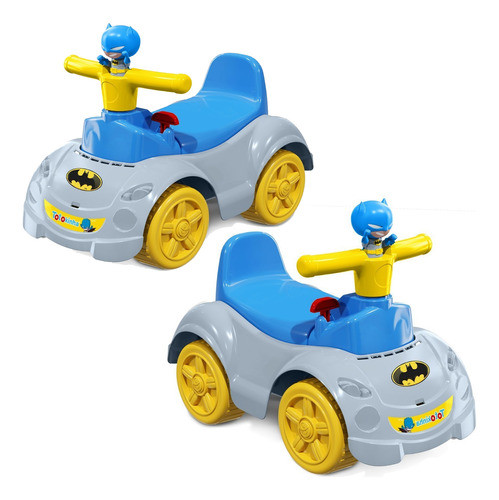 Totoka Totokinha Infantil Carrinho Batman Original + Boneco 0