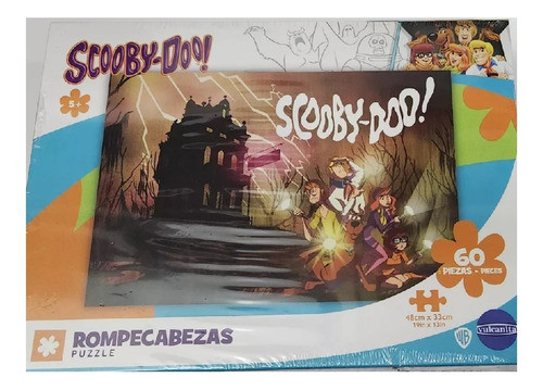 Rompecabezas 60 Piezas Scooby Doo Casa Embrujada Linterna 0