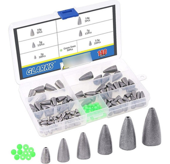 Plomos Para Pesca, 90 Piezas, 2 G, 3,5 G 5 G 7 G 10 G 15g 0