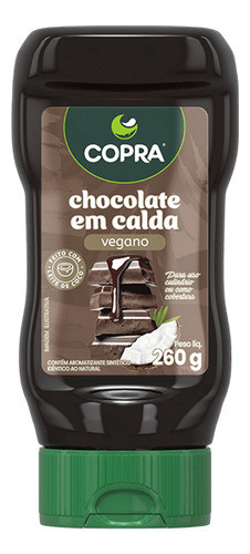 Chocolate Em Calda Feito Com Leite De Coco Copra 260g 0