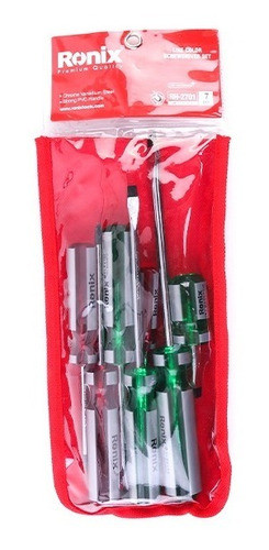 Kit Set Juego De 7 Destornilladores Ronix 1