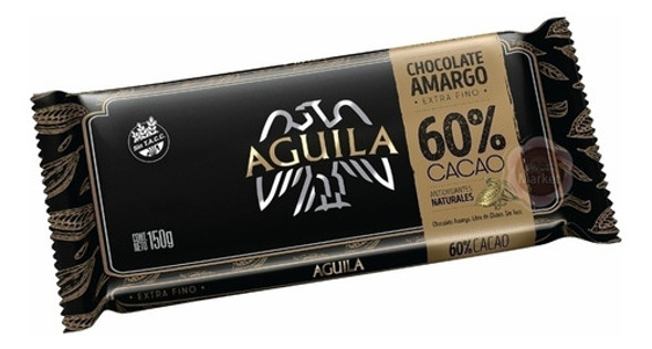 Aguila Amargo Chocolate Extra Fino X 150g 60% Cacao 0