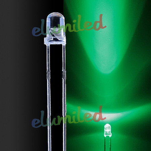Led 3mm Verde Alto Brillo Alta Luminosidad Led Verde 3mm 0