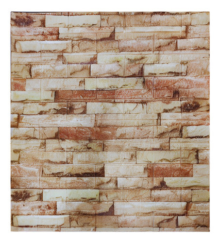 Placas Adhesivas Estilo Piedra Pared 70 X 77cm 2mm Espesor 0