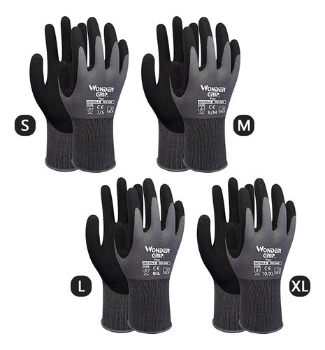 Luvas De Trabalho De Nitrilo. Pares Para Jardinagem. Mant 1