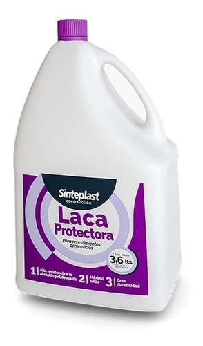Laca Para Pisos De Cemento O Micro Cemento Sinteplast 4lts 0