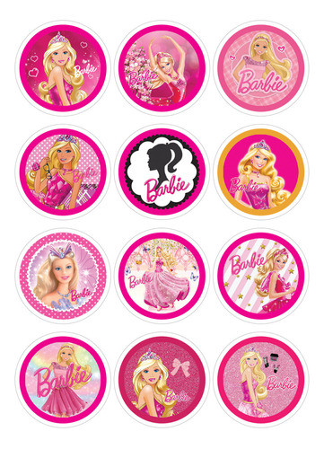 12 Pines Prendedores Muñeca Barbie Oferta! 0