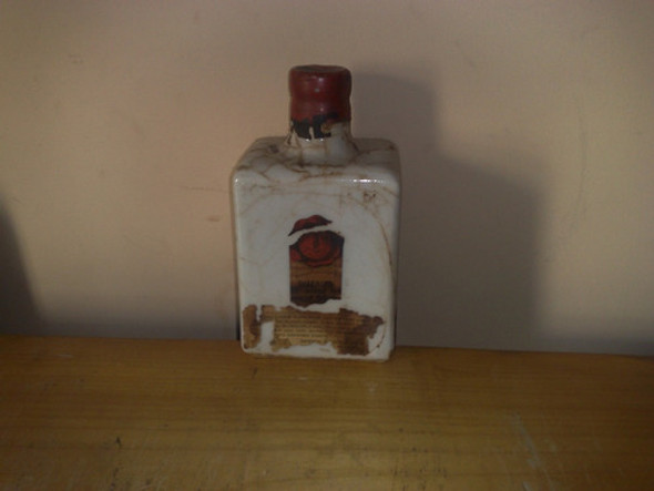 Botella De Licor Dufur Cerrada Ceramica Circa 1950 0