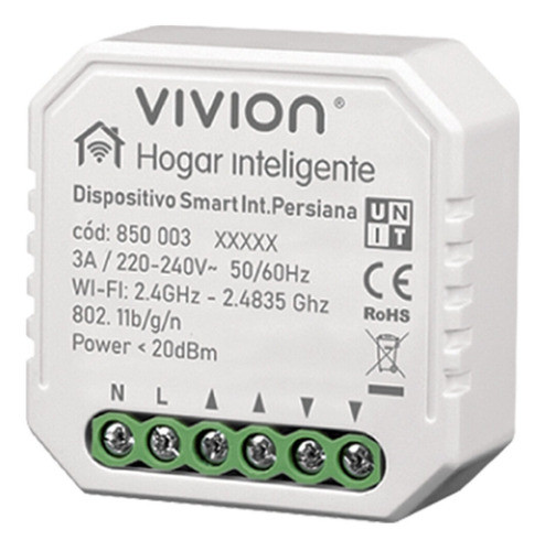 Dispositivo Inteligente Wifi Persiana Vivion 0