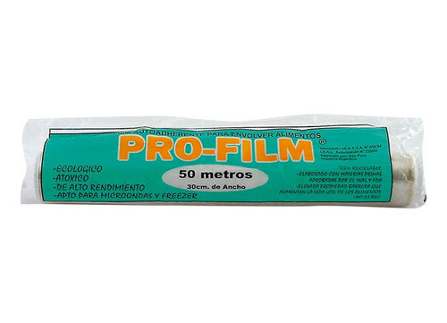 Rollo  Film 50m 30 Cc Pro Papel Envoltura E Hilos Pro 0