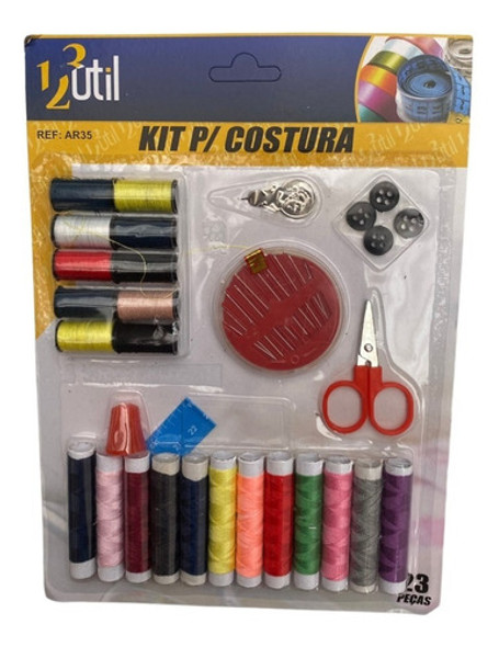 Kit De Costura Reparos De Emergência Prático 41 Peças 1
