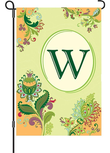 Premier 51382 Bandera De Monograma De Primavera, Letra W, 12 0
