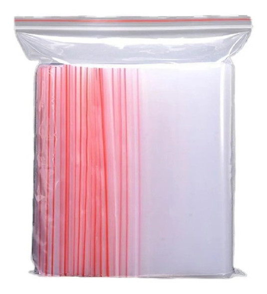 300unid Saco Saquinho Zip Lock Hermético 20x24 Plástico 0