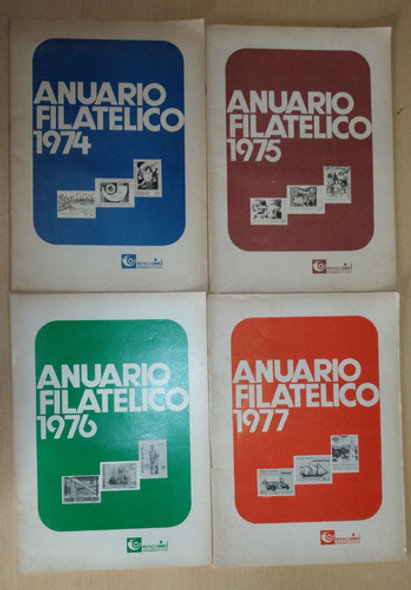 Lote 4 Revistas Anuario Filatélico Encotel 0