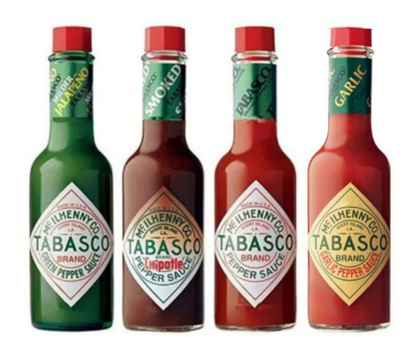 Pack X5 Salsas Tabasco X 60ml Envios Exquisita Elegilas! 0