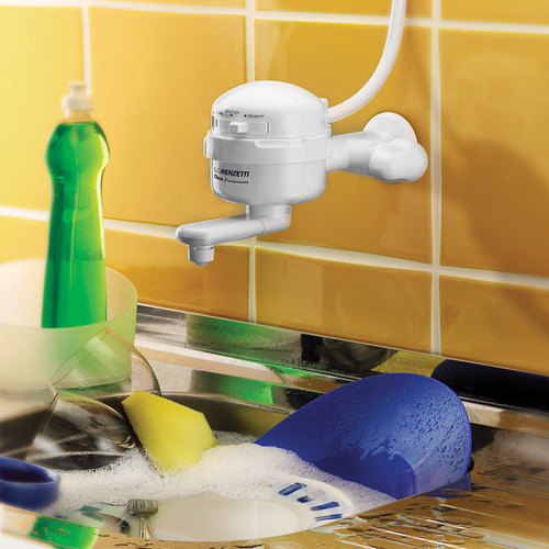 Torneira Elétrica Lorenzetti Clean 3t De Parede Branca 127v 1