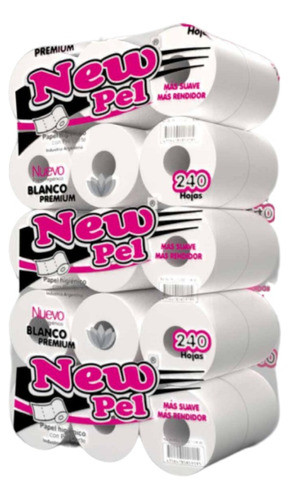 Papel Higiénico New Pel Premium Bolsón Por 30 Rollos 0
