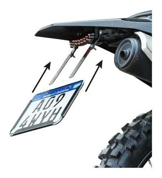Porta Patente Moto Mercosur Nueva C/ Tornillos Bite 1 Porta Patente Moto Mercosur Nueva C/ Tornillos Bite 1