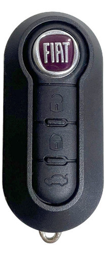Chave Canivete Linha Fiat Com Controle Mobi Uno Strada Palio 0