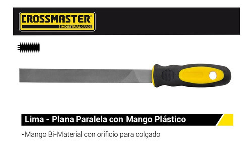 Lima Plana Paralelas Fina 250mm 10  Fin Crossmaster 1
