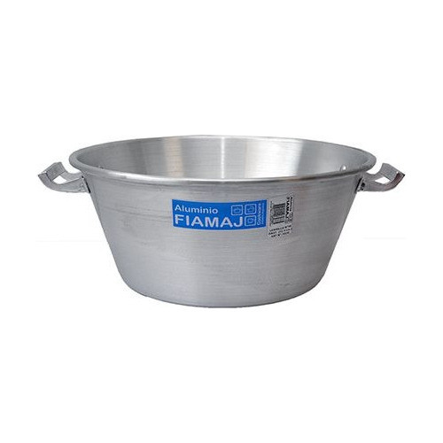 Lebrillo Aluminio 38 Cm Gastronomico Con Asas Bowl Fuenton! 0