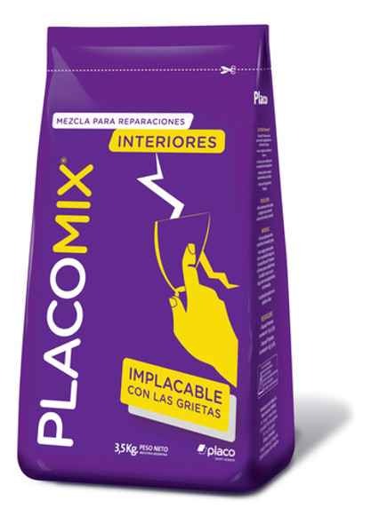 Placomix Mezcla Para Reparaciones Yeso Interior 1kg 0