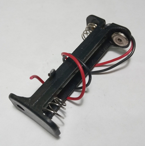 Portapilas Porta Pilas 2 Pilas Aa Esqueleto Con Cables. 1