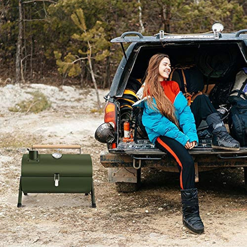 Parrilla De Carbón Portátil Acwarm Home, Parrilla Pequeña Pa 1