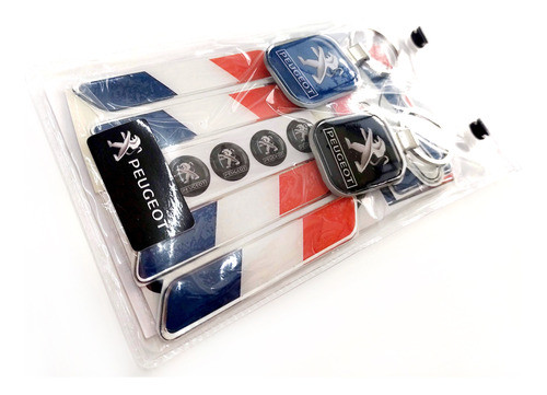 Kit Calcomanias Autoadhesivos 3d Para Autos Peugeot 0