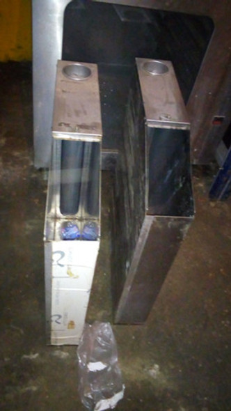 2 Dispenser Vasos Con Tacho P/fast Food Inox 0