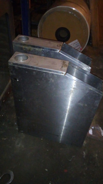 2 Dispenser Vasos Con Tacho P/fast Food Inox 1