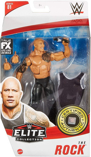 Mattel Muñeco Wwe Elite Collection 81 The Rock 0
