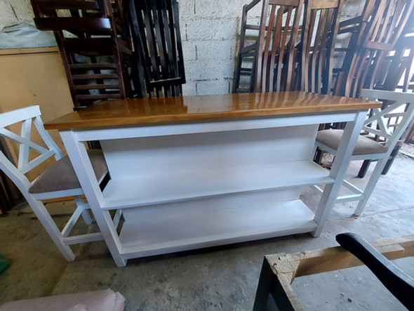 Desayunador Banquetas En Madera 0