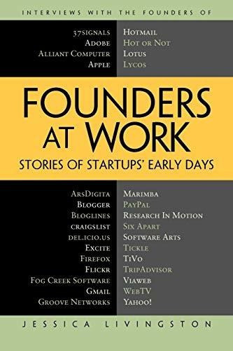 Book : Founders At Work Stories Of Startups Early Days - _u 0
