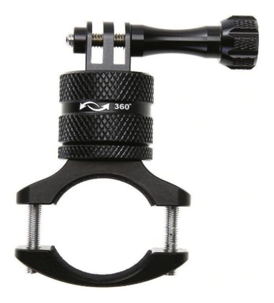 Gopro Suporte Aluminio Para Bike/moto/cubos 360 - Preto 1