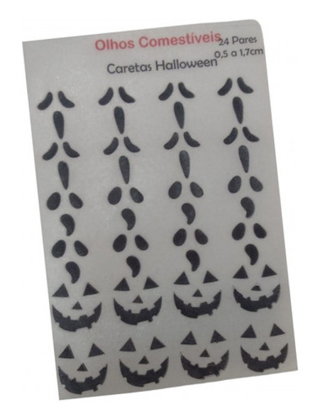 Olhos Comestiveis Do Halloween 24 Pares 0