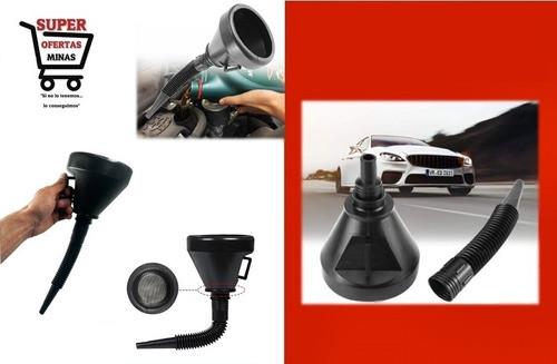 Embudo Plastico Para Liquidos Ideal Para Combustibles 1