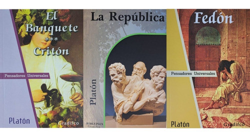 Lote X 3 Libros Filosofia - Platon 0