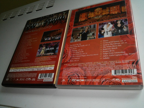 Lote 2 Dvd André Rieu - I Lost My Heart On Heidelberg-roses 1