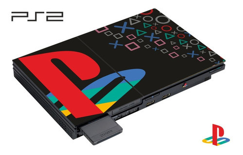 Skin Protector Consola Ps2 Mas 2 Skin Para Los Controles 1