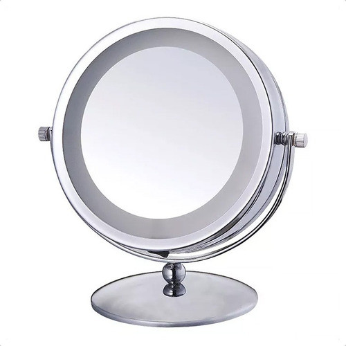 Espejo Doble Anillo De Luz Led De Mesa Belleza Maquillaje Make Up 0