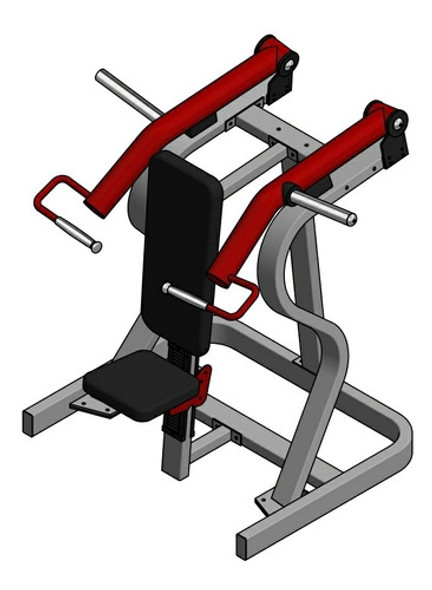 Plano Fabricacion Maquina Gimnasio Press Militar Hammer 1 Plano Fabricacion Maquina Gimnasio Press Militar Hammer 1