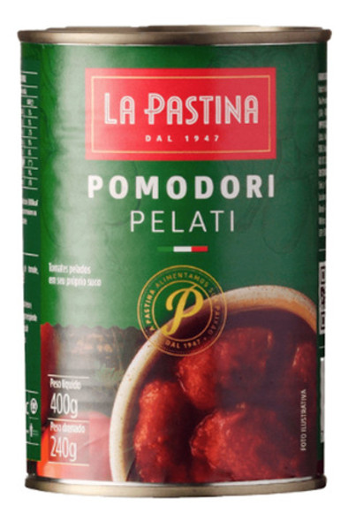 Tomates Pelados La Pastina 400g (3 Latas) Kit La Pastina 1