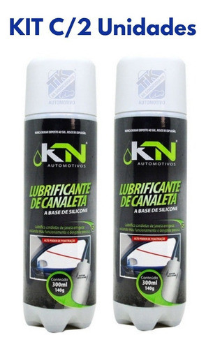 Lubrificante De Canaleta A Base De Silicone Kn - Kit Com 2 1