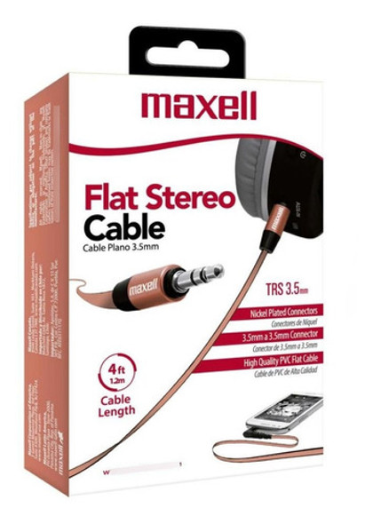 Cable Maxell Audio 3.5 Pink 1