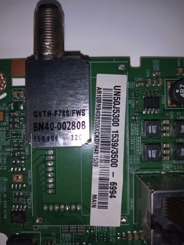 Placa Main Tv Samsung Un50j5300agcdf 100%testeada 1