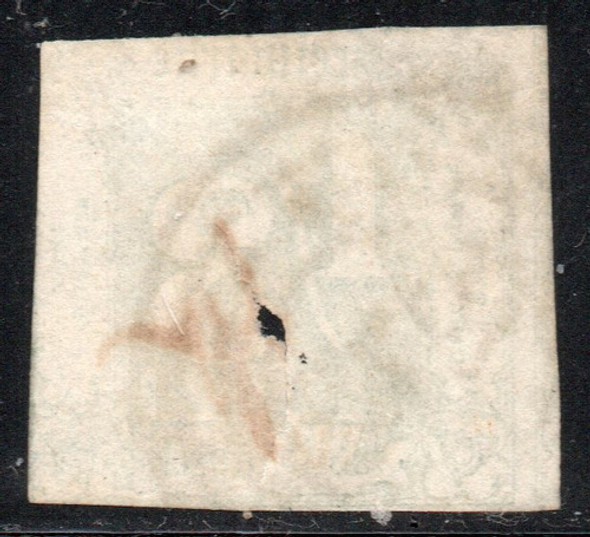 Alemania - Thurn Y Taxis Norte Sello Deteriorado X 1/3  1862 1