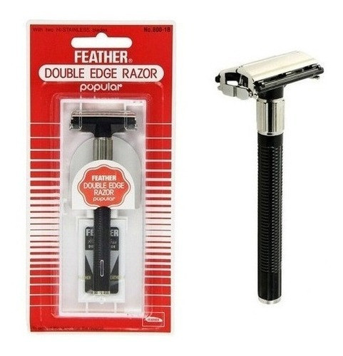 Afeitadora Feather Filos Crema Afeitar Brocha Barba Barber 1