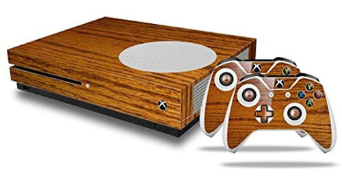 Wood Grain Oak 01 Skin Style Skin Set Se Adapta A La Consola 0