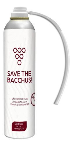 Gás Especial P/ Conservação De Vinhos-save The Bacchus 3,6l 0